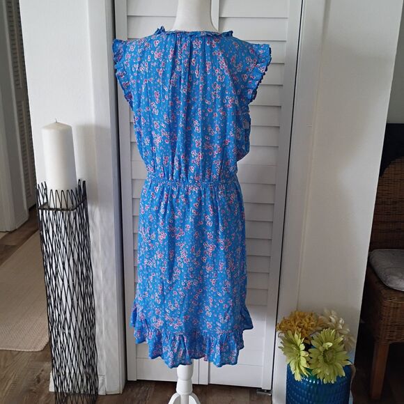 Draper‎ James Lucinda Popover Dress Daisy Bluebell Print 1X NEW - Picture 9 of 13